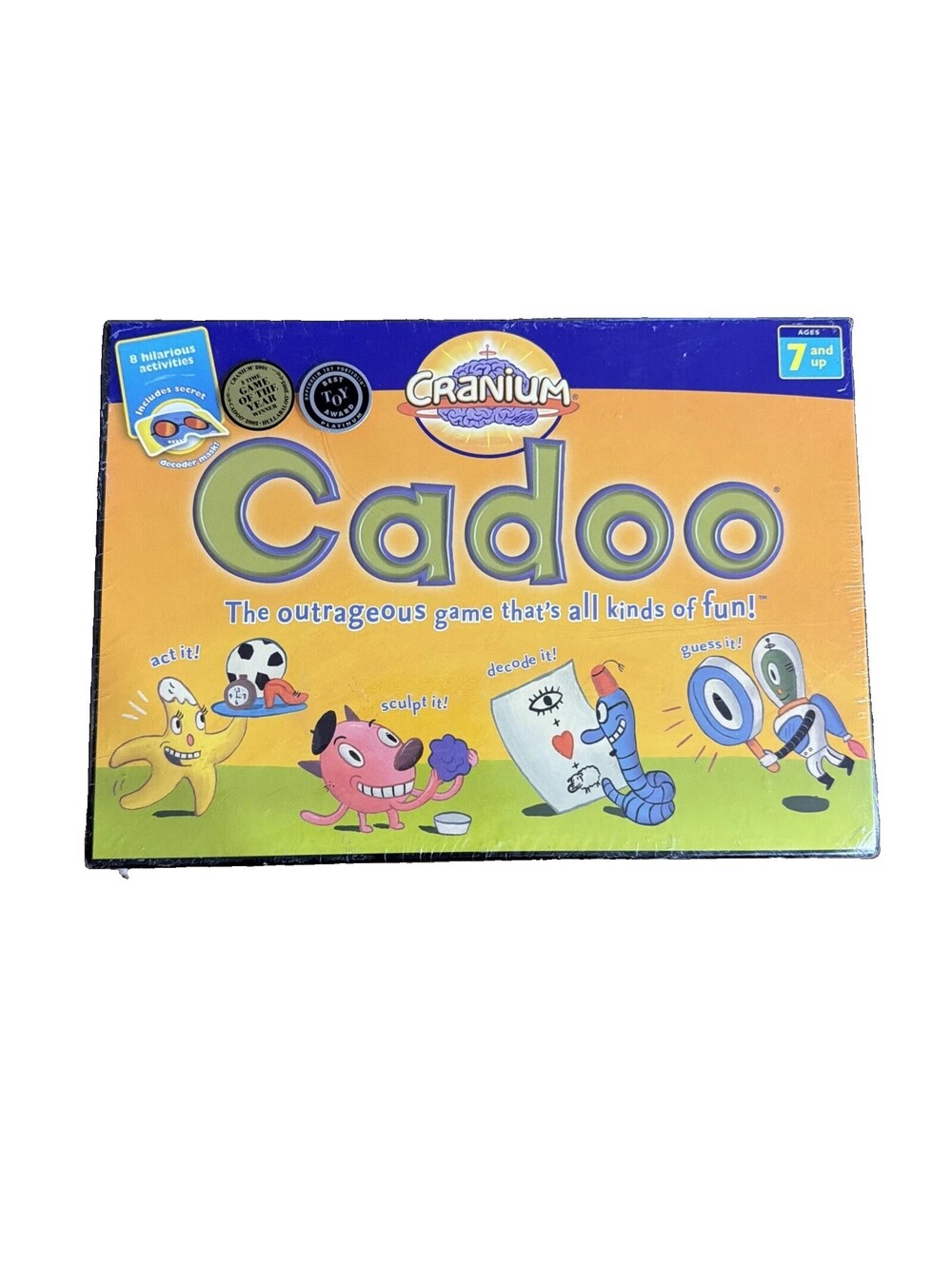 Cranium Cadoo 2004 Kid's Board Game Brand New Factory Sealed Vintage Family Fun